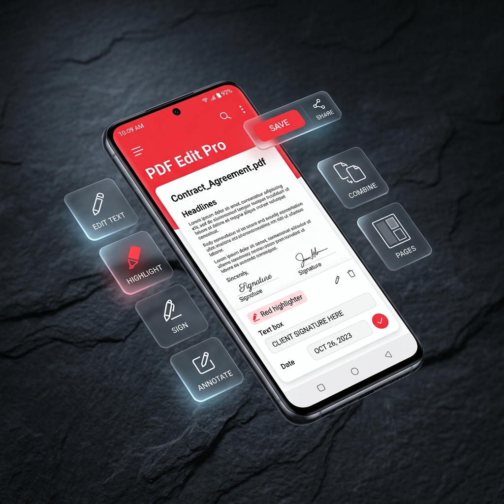 Edit PDF Online App Interface